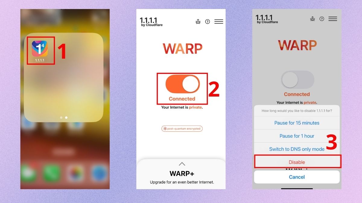  Khắc phục lỗi bật dữ liệu nhưng không vào được mạng iPhone bằng cách tắt VPN