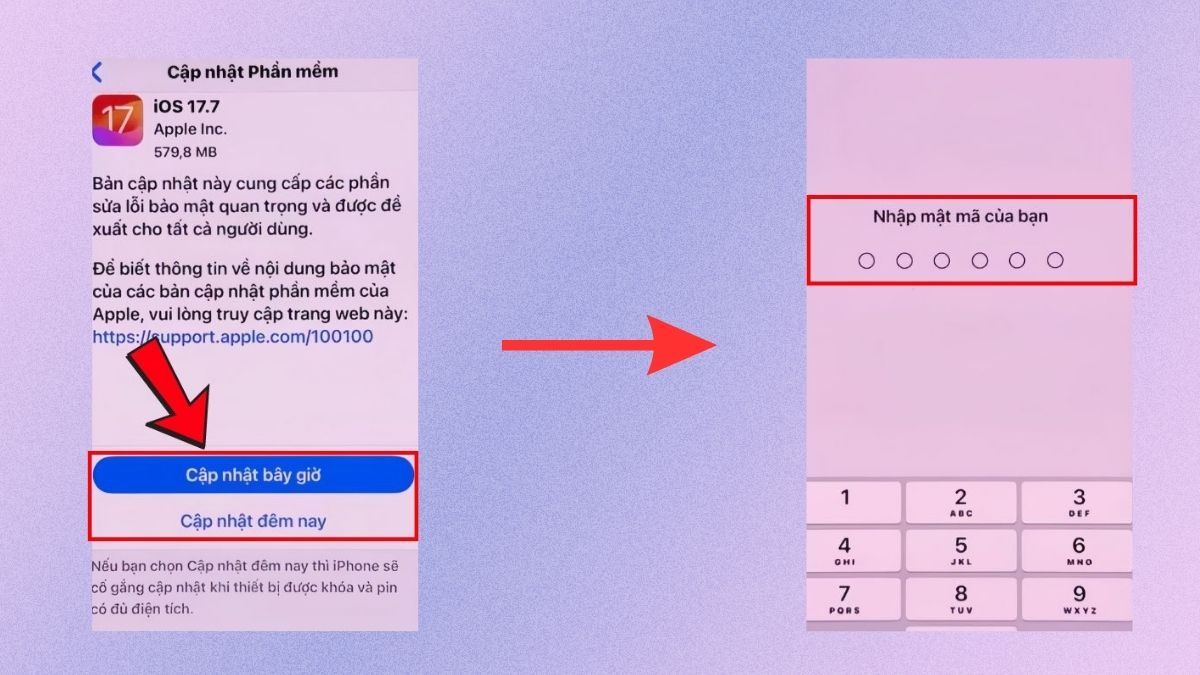  Khắc phục lỗi bật dữ liệu nhưng không vào được mạng iPhone bằng cách cập nhật iOS - bước 4