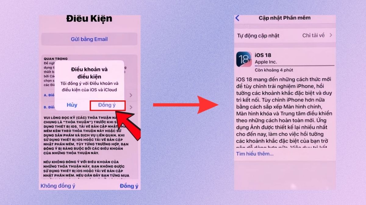  Khắc phục lỗi bật dữ liệu nhưng không vào được mạng iPhone bằng cách cập nhật iOS - bước 5