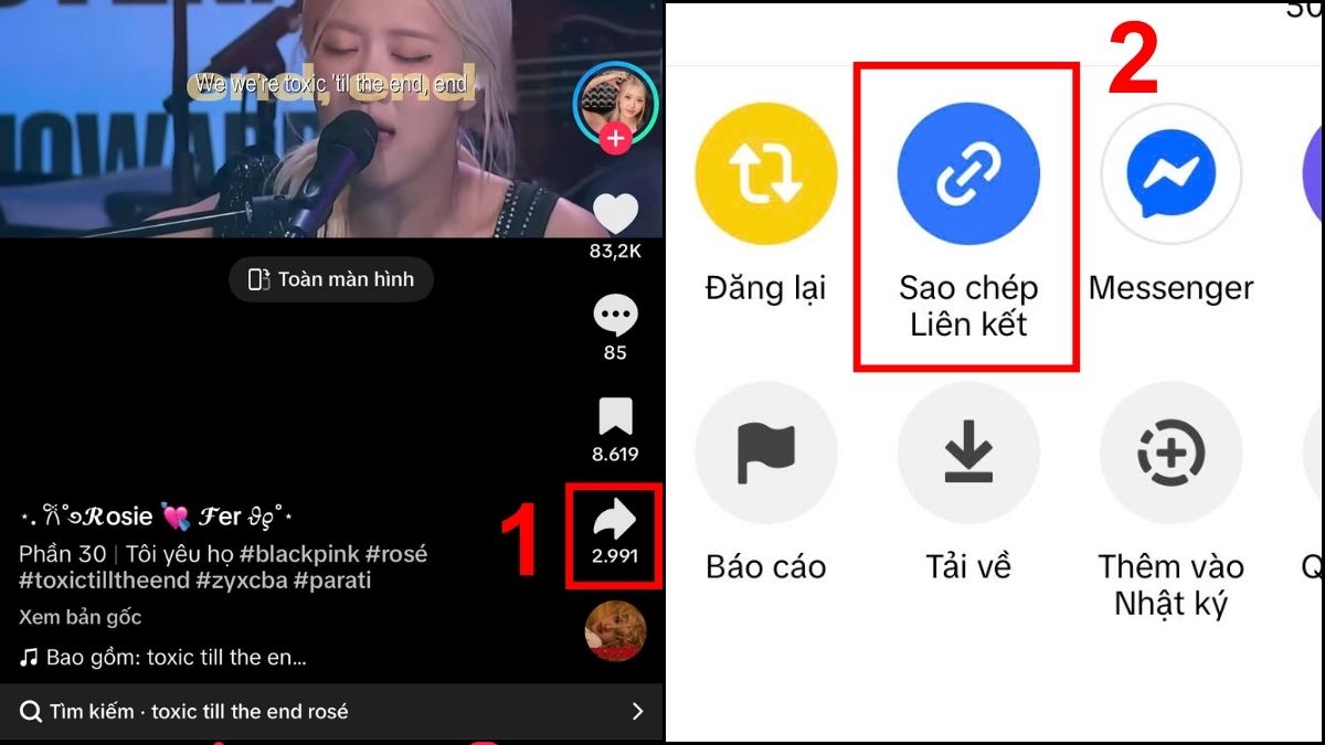 Cách tải video TikTok không logo trên iPhone bằng SSSTiktok- bước 1