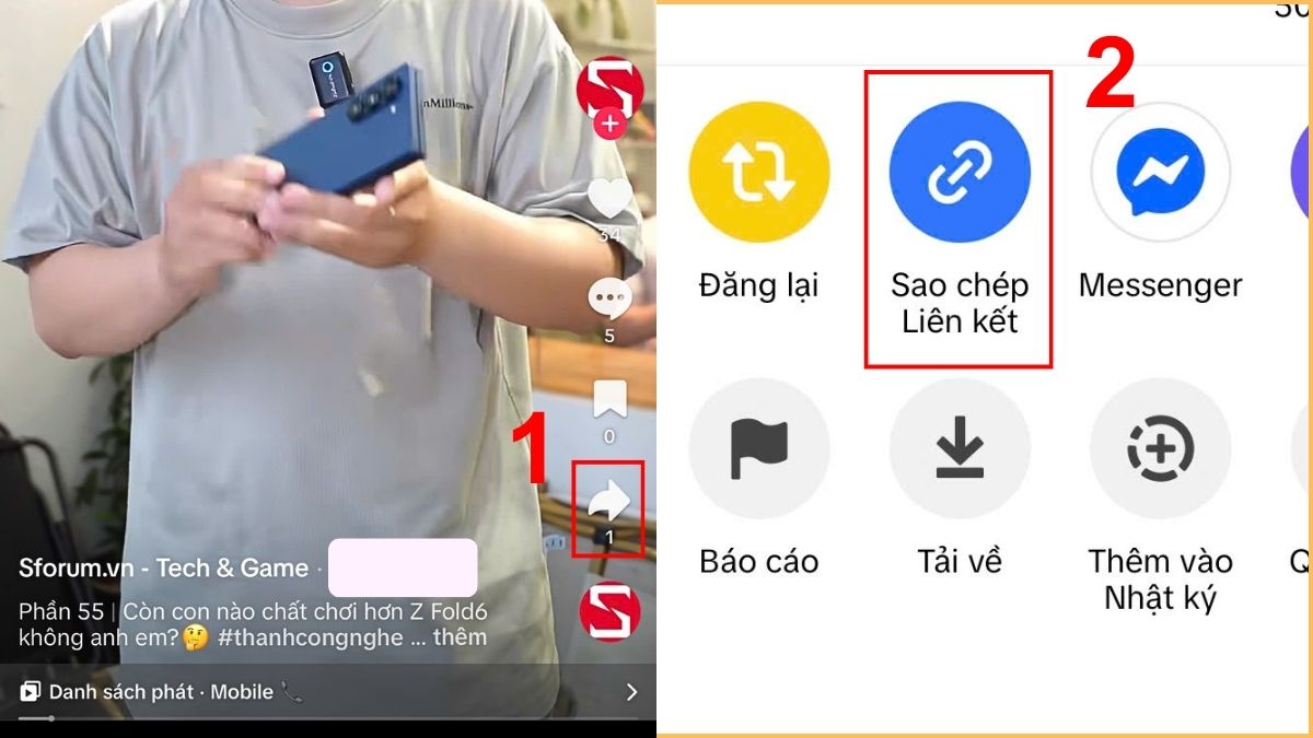 Cách tải video TikTok không logo trên iPhone bằng TTdowloader.com - bước 1