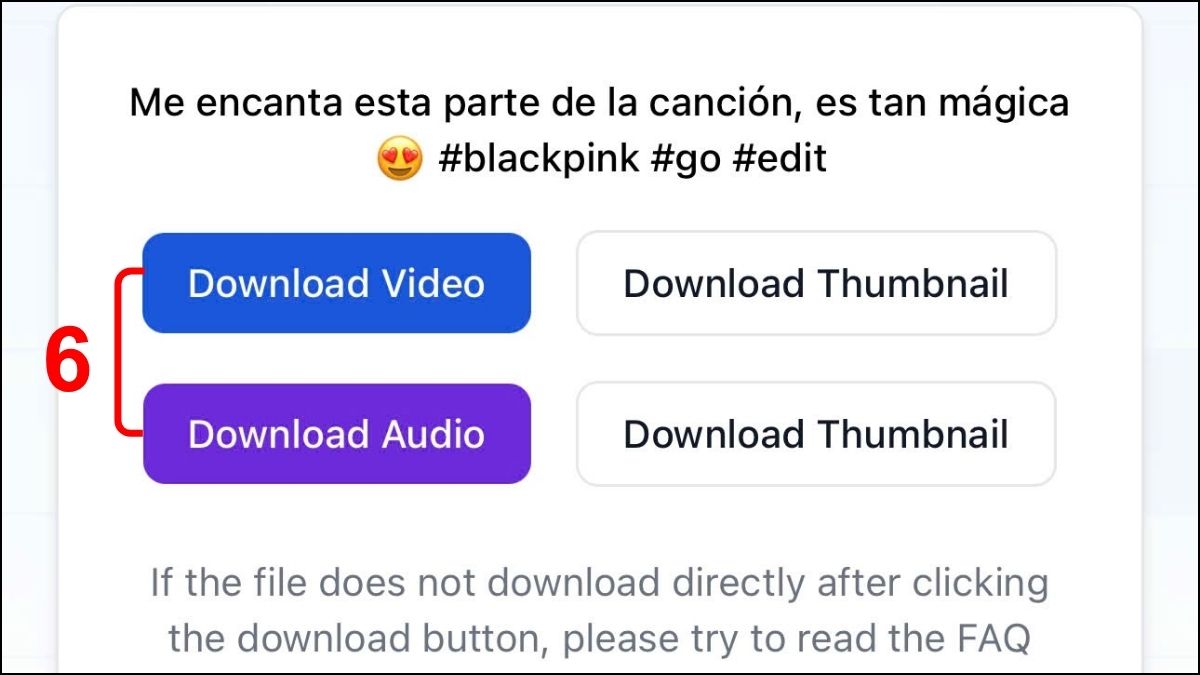 Cách tải video TikTok không logo trên iPhone bằng SnapAny - bước 4
