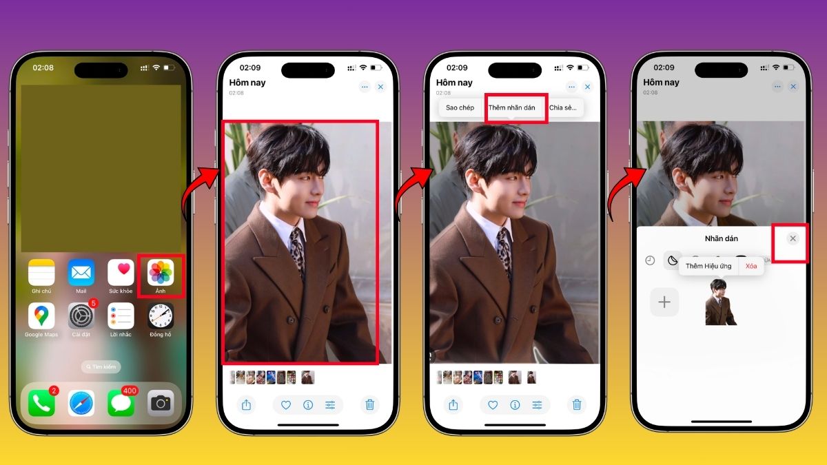 Cách tạo sticker từ ảnh trên iPhone đơn giản