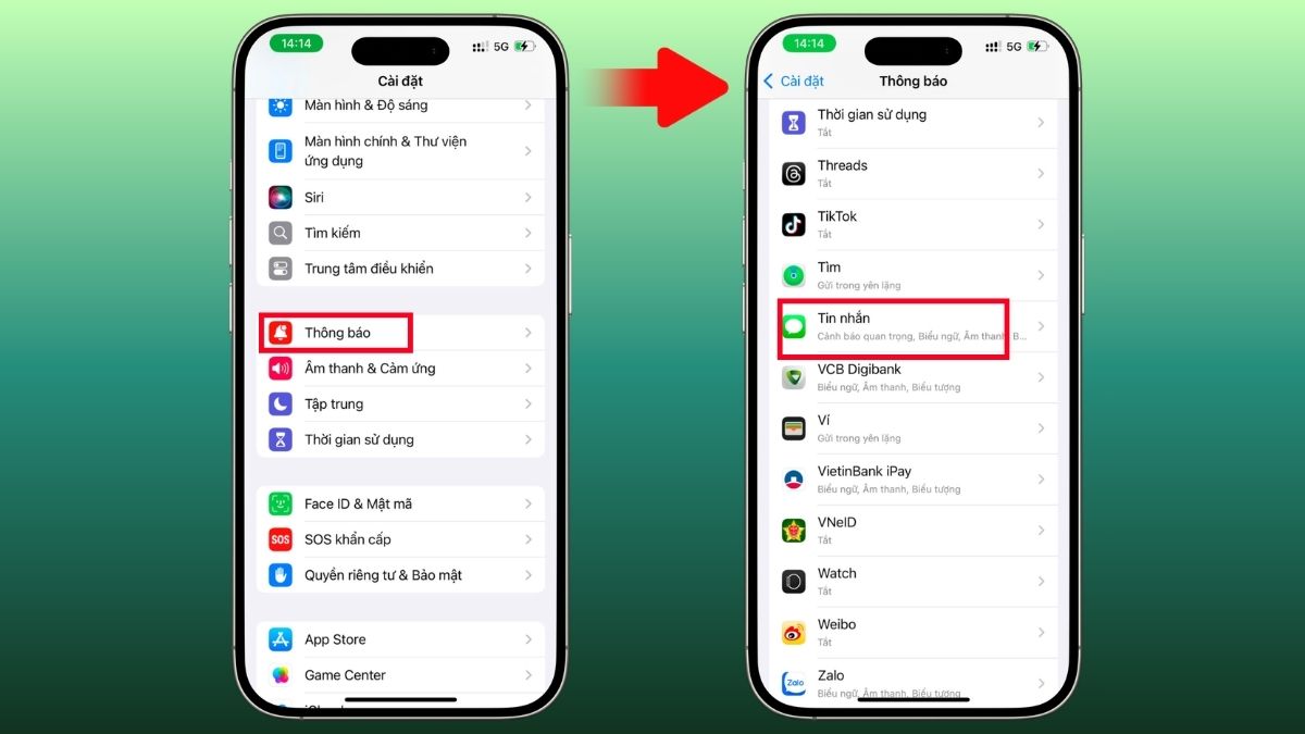 Cách tắt quảng cáo SIM trên iPhone bằng cài đặt tùy chỉnh riêng tư - bước 1