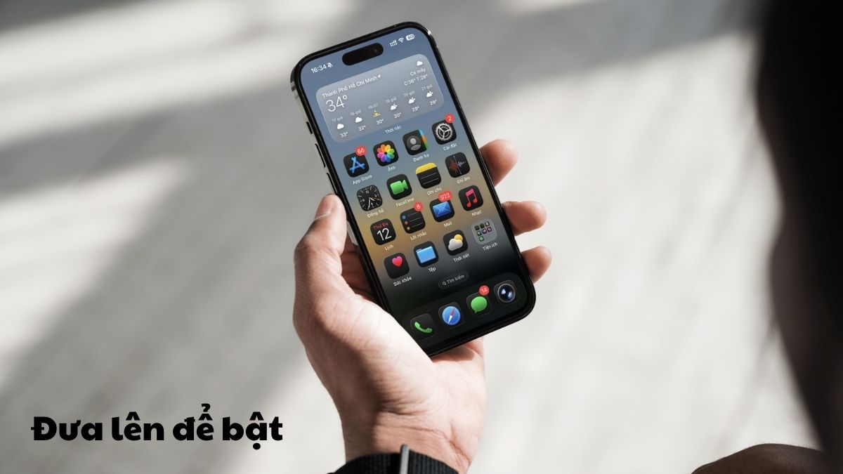 Tìm hiểu tính năng đưa lên để bật trên iPhone