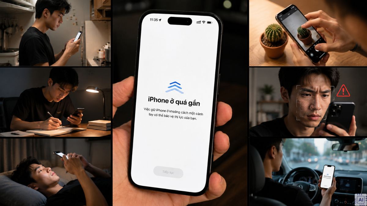 Thời điểm nên tắt tính năng iPhone quá gần