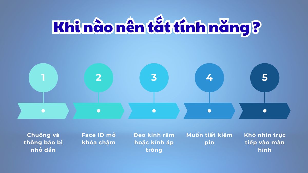 Thời điểm nên tắt tính năng Nhận biết chú ý trên iPhone