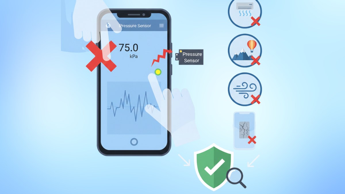 Những lỗi thường gặp khi test áp suất Xiaomi