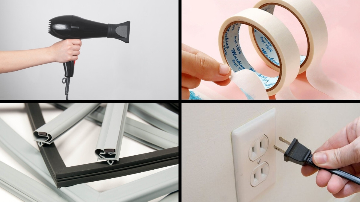 Cách thay ron tủ lạnh bằng cách thay ron mới - bước 1