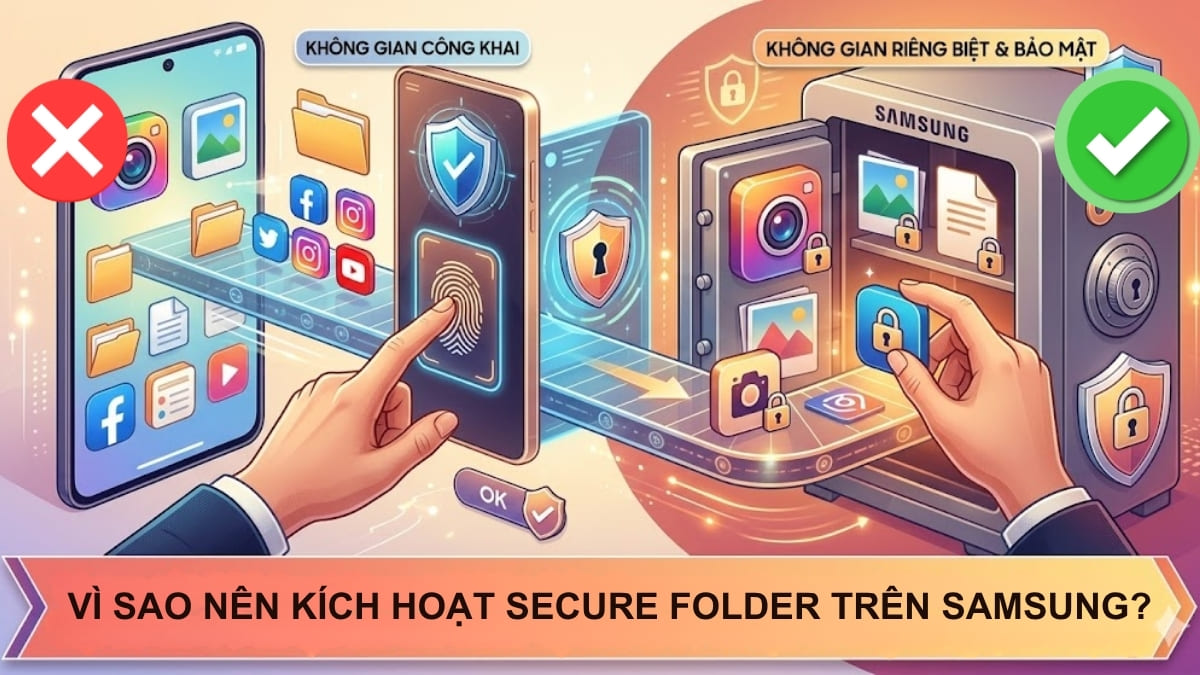 Lý do kích hoạt Secure Folder trên Samsung