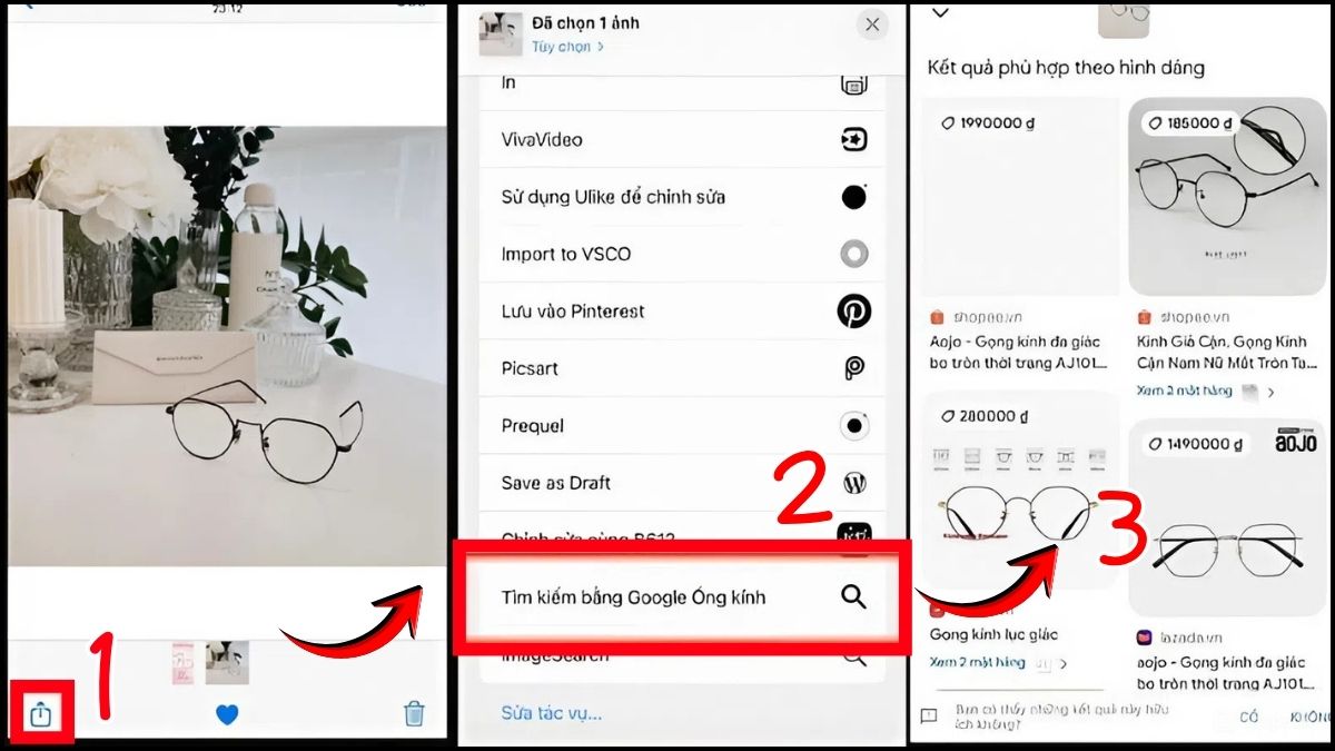 Cách tìm kiếm bằng hình ảnh trên iPhone từ ảnh lưu