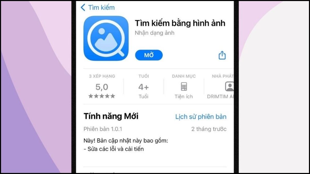 Tìm kiếm bằng hình ảnh trên iPhone từ công cụ Image Lookup