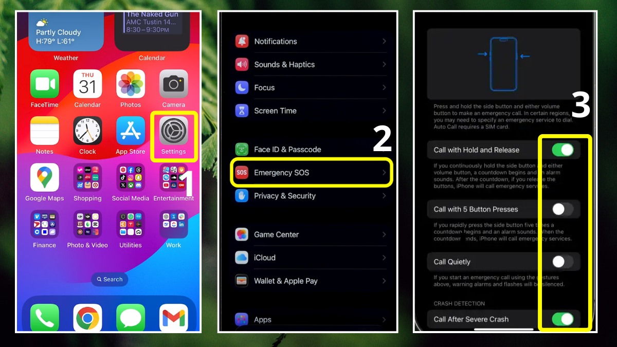 Cách bật/tắt tính năng SOS trên iPhone