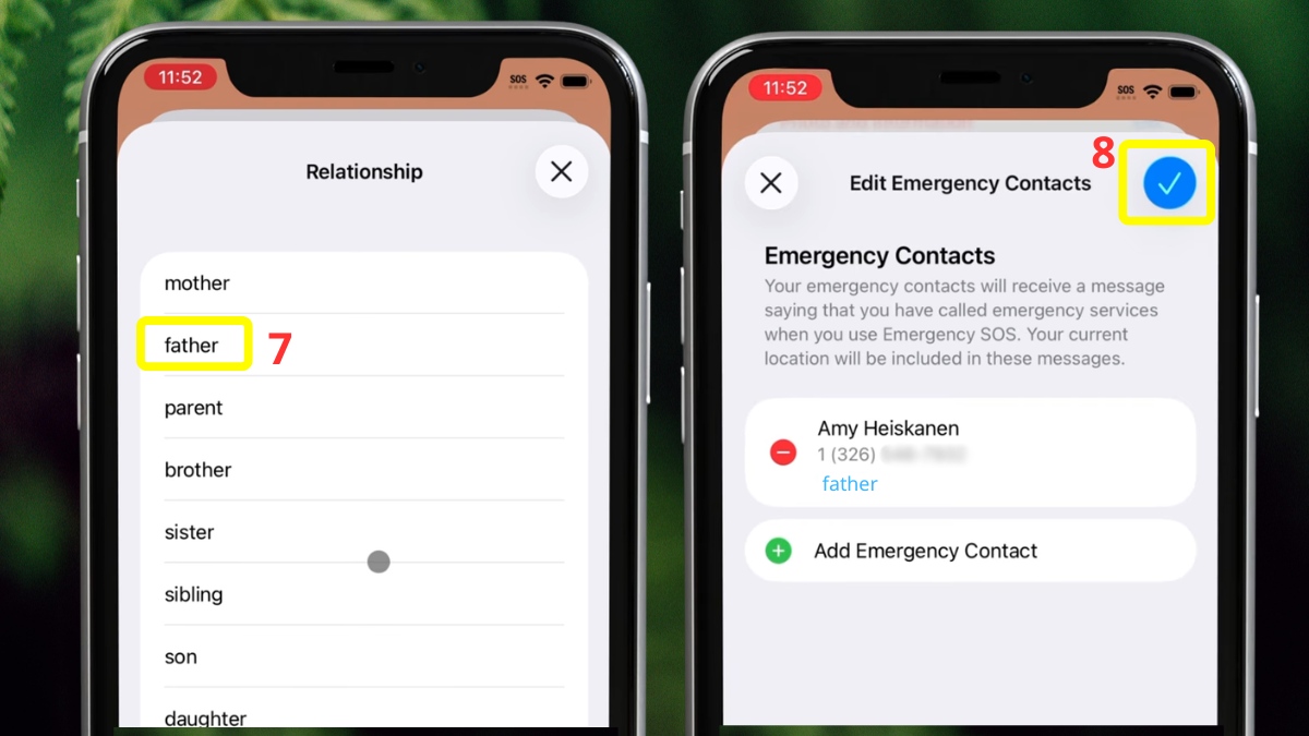 Cách thêm liên hệ khẩn cấp trong SOS iPhone - bước 3