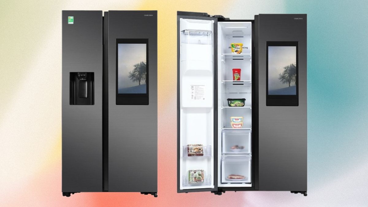 Tủ lạnh có màn hình - Samsung RS64T5F01B4 Family Hub