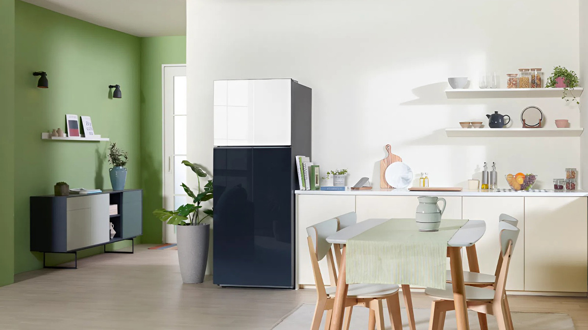 Tủ lạnh có đông ngăn mềm Samsung Bespoke 460L 2023 RT47CB66868ASV