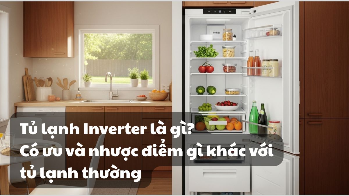 Tủ lạnh Inverter là gì? Một số điểm khác với tủ lạnh thường