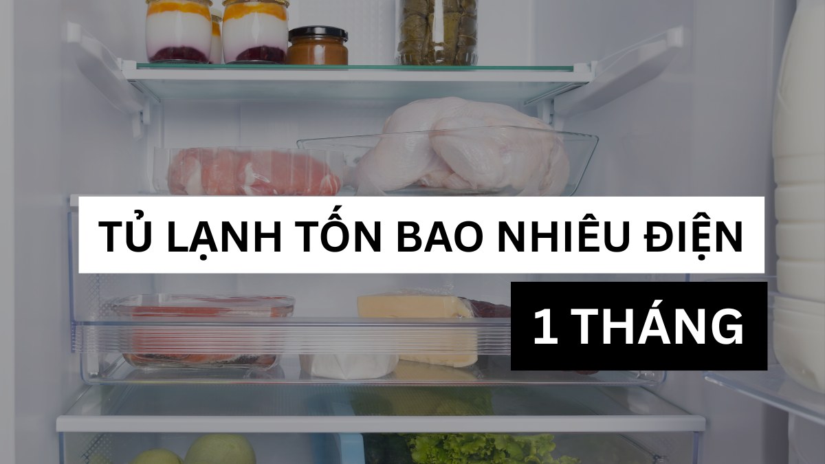 Tủ lạnh tốn bao nhiêu điện 1 tháng? Cách kiểm tra nhanh