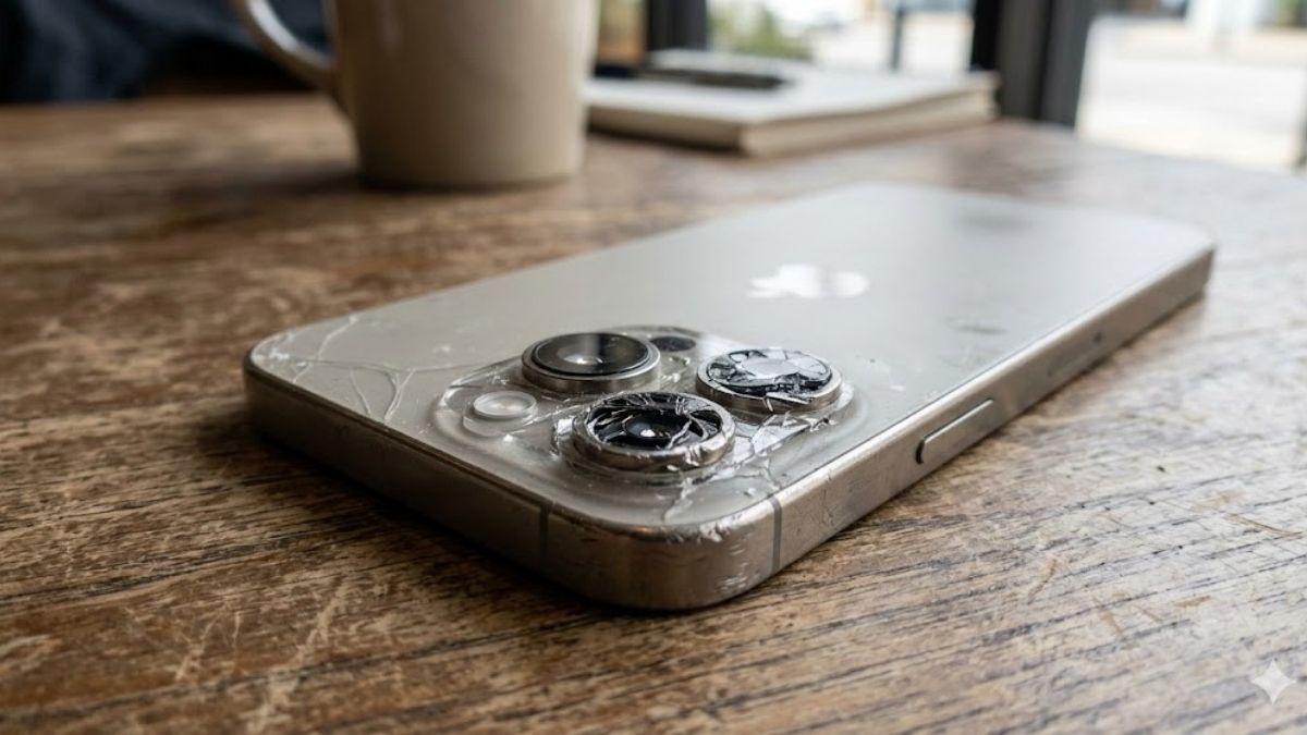 Không dùng ốp bảo vệ camera khiến viền camera iPhone 15 bị xước