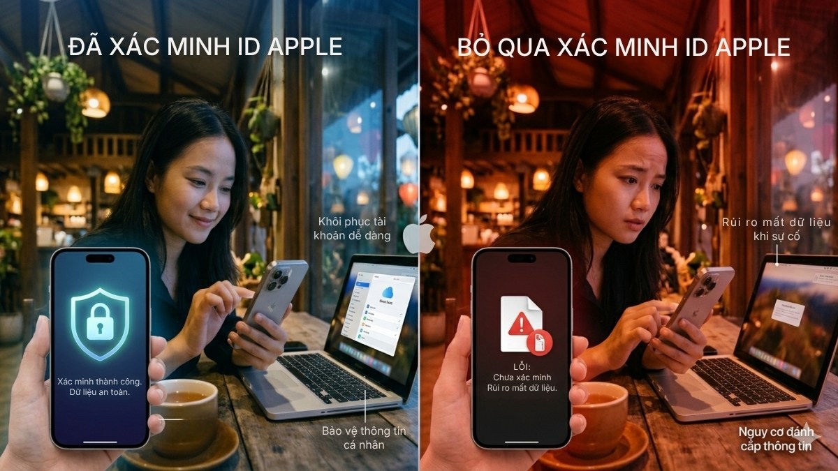 Lý do cần xác minh ID Apple