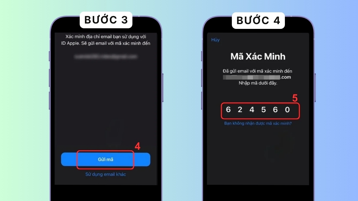 Cách xác minh ID Apple bằng email - bước 3
