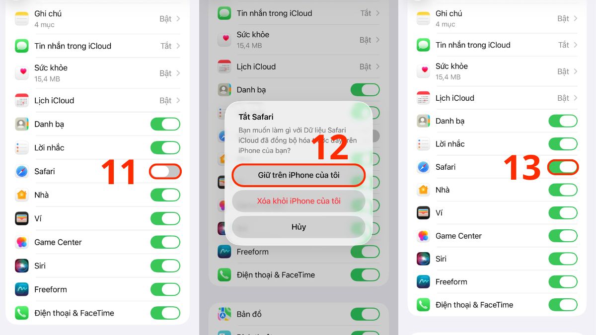 Cách khắc phục lỗi không hiển thị lịch sử Safari - bước 6