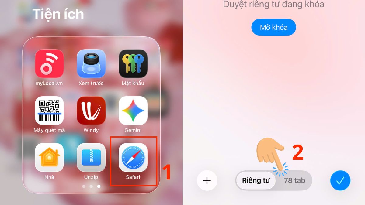 Cách khắc phục lỗi không hiển thị lịch sử Safari - bước 1