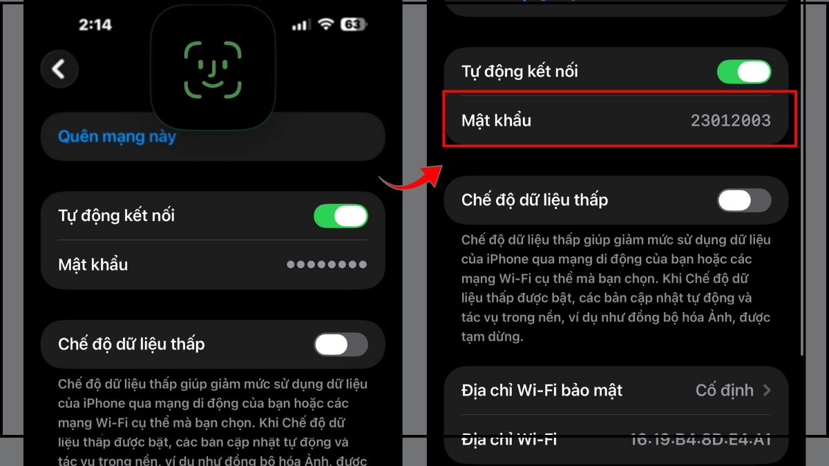 Cách xem pass Wifi đang kết nối trên iPhone - bước 3