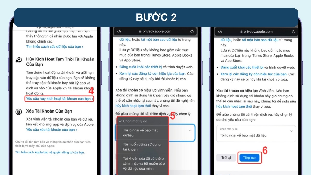 Cách hủy đăng ký ID Apple trên iPhone đơn giản - bước 2