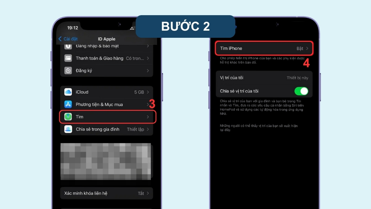 Cách xóa ID Apple cũ bằng cách tắt Find My iPhone - bước 2