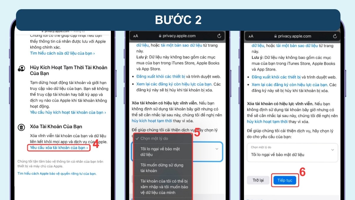 Cách xóa ID Apple cũ trên iPhone vĩnh viễn - bước 2