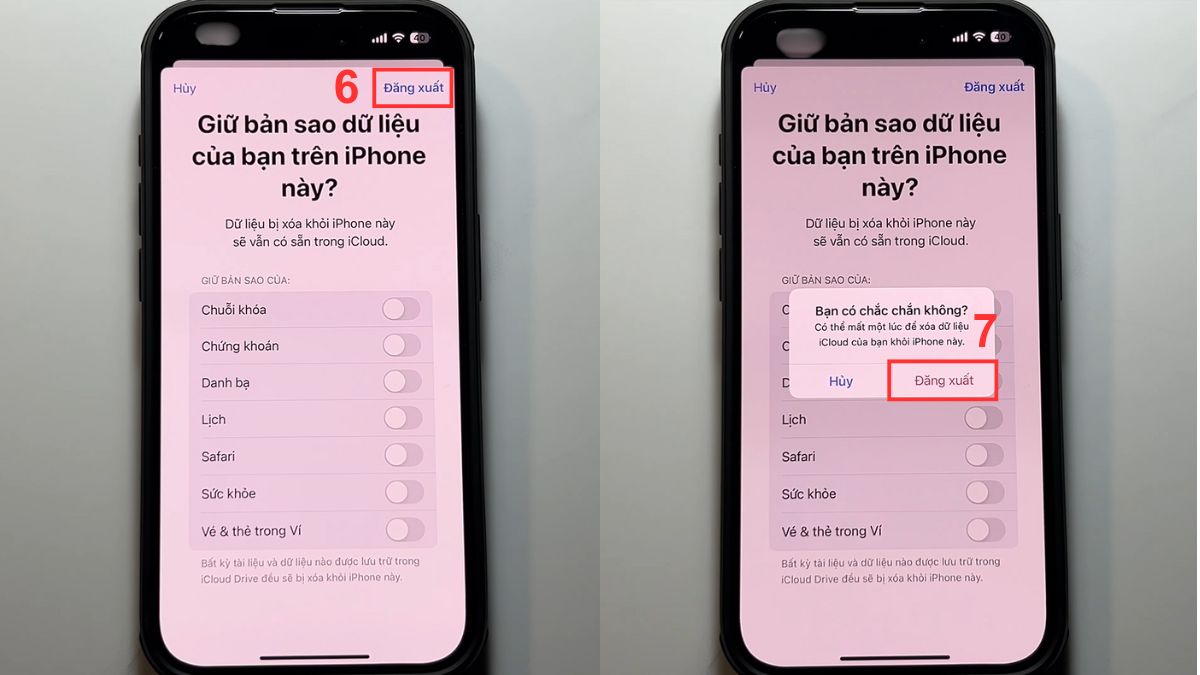Cách xóa ID Apple trên iPhone cũ khi biết mật khẩu - bước 3