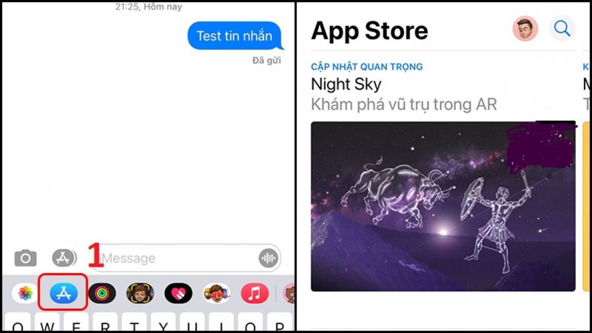 Cách tải sticker về điện thoại đơn giản - bước 1