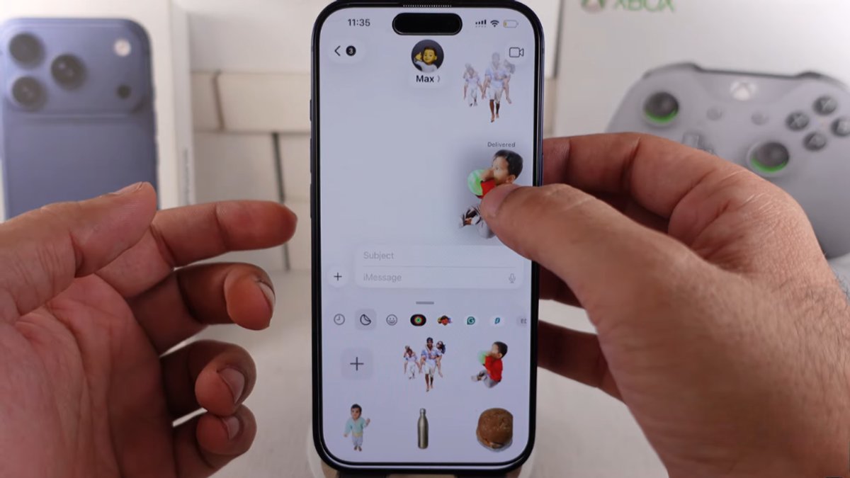 Xóa nhãn dán iMessage không gây ảnh hưởng