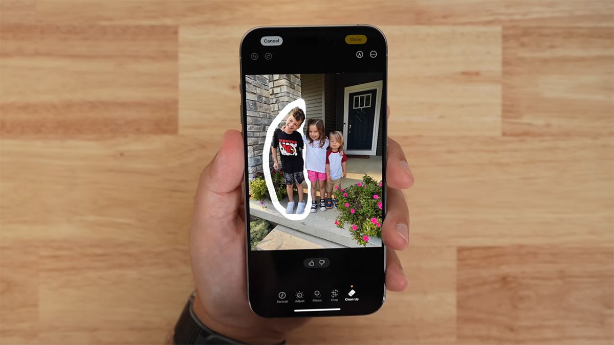 Tìm hiểu cách xóa vật thể AI trên iPhone