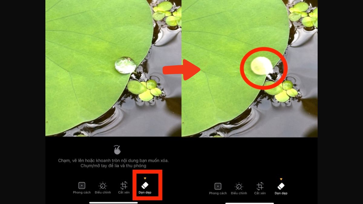 Cách xóa vật thể AI trên iPhone bằng Clean Up trên iOS 18 - bước 2