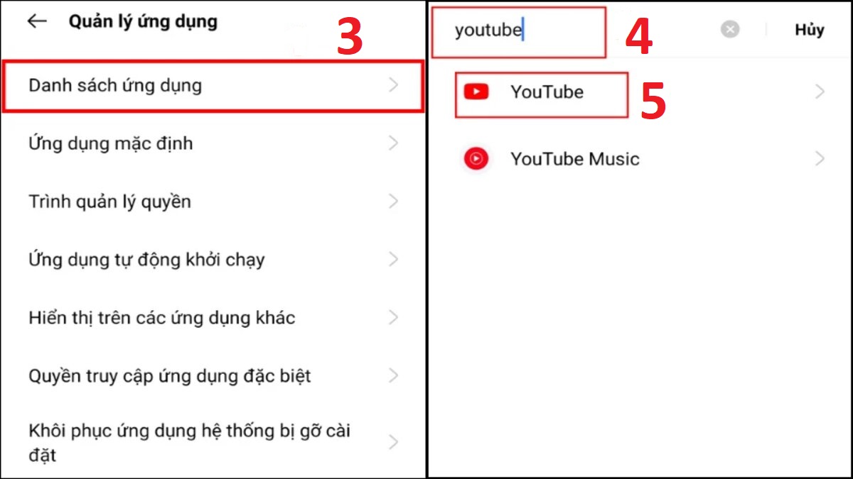 Sửa lỗi Youtube 400 bằng cách xóa bộ nhớ đệm trên Android - bước 2
