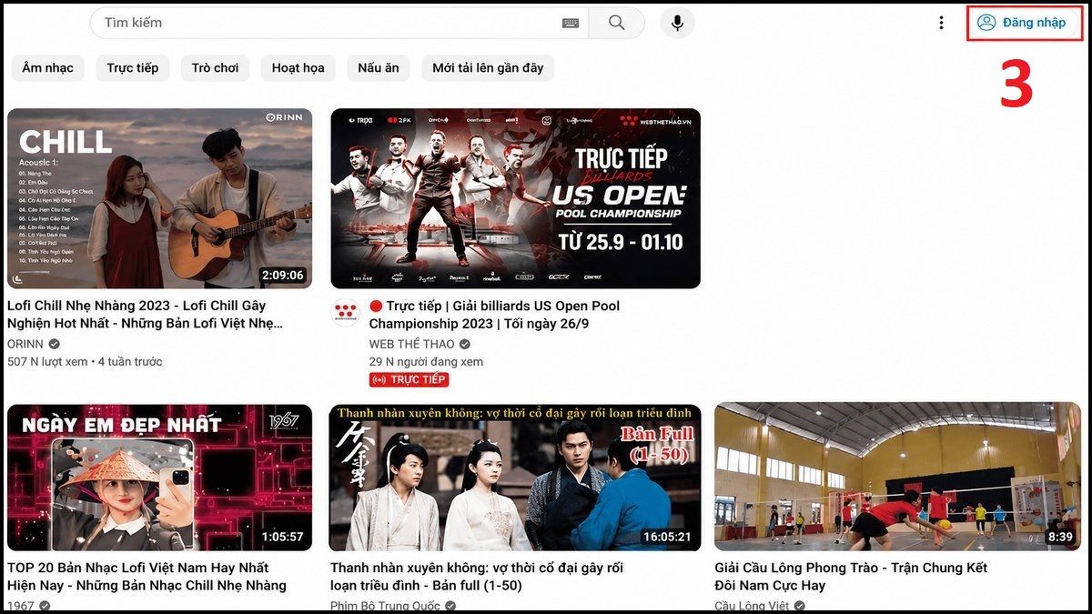 Sửa lỗi Youtube 400 bằng cách đăng xuất sau và đăng nhập lại - bước 3