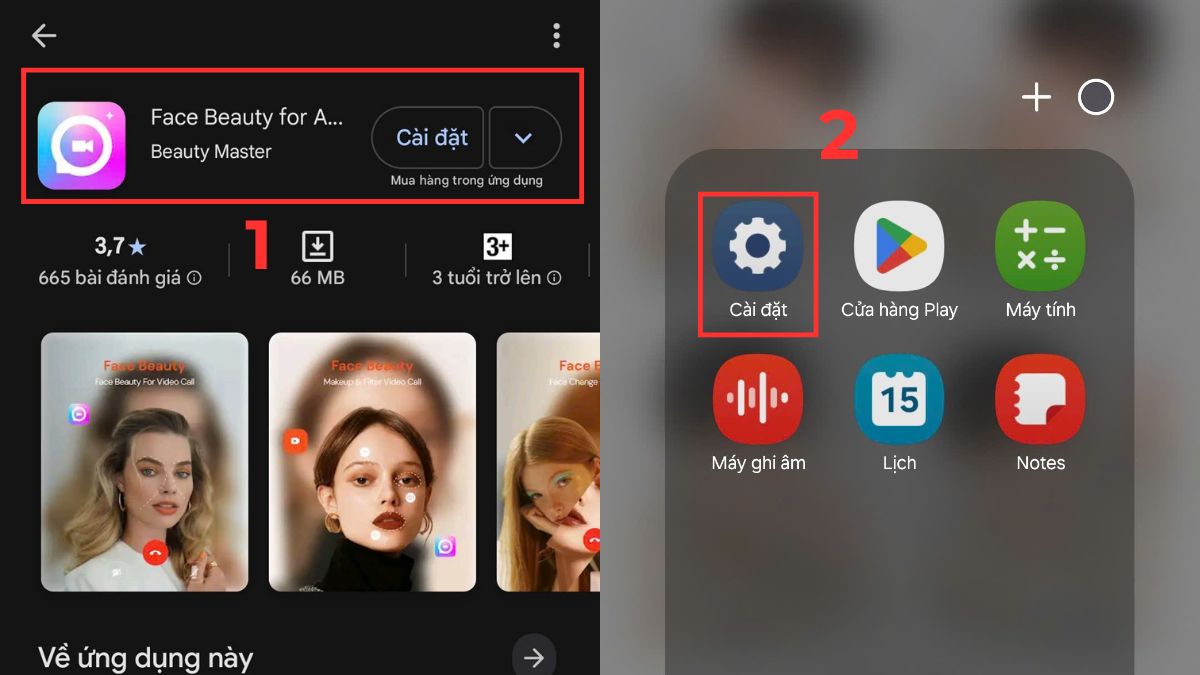 Face Beauty - App làm đẹp miễn phí khi gọi video Zalo - bước 1