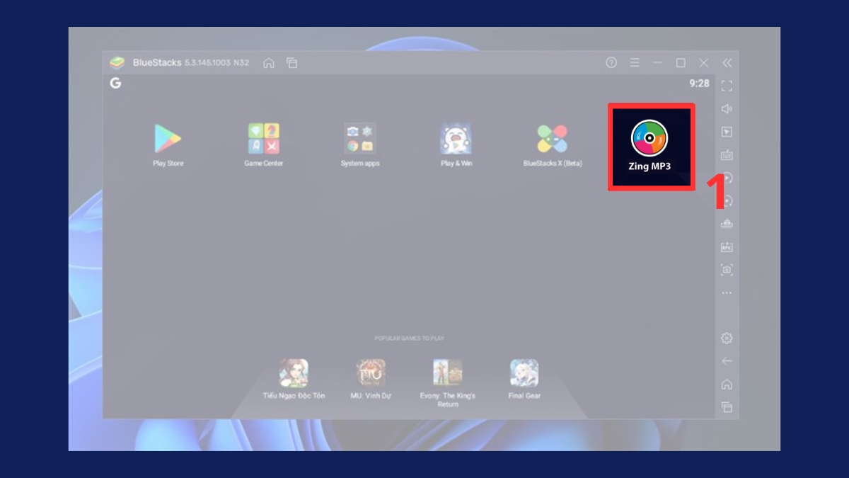 Hướng dẫn cách sử dụng Zing MP3 trên PC - bước 1