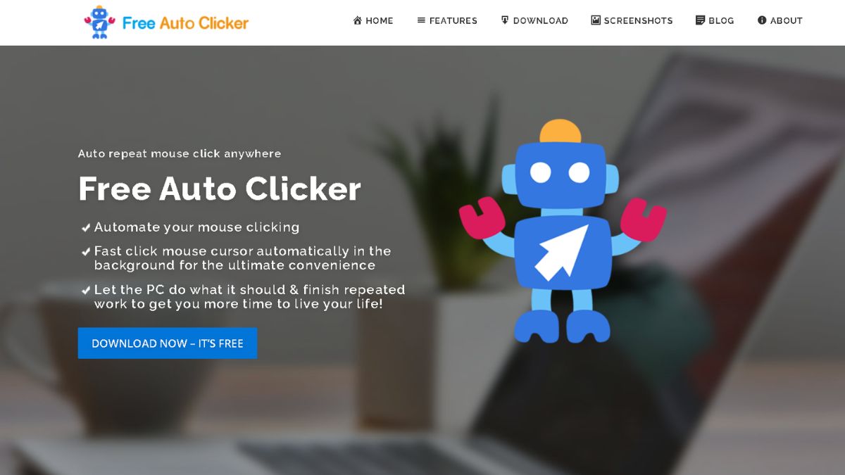 Top phần mềm auto click không chiếm chuột - Free Auto Clicker