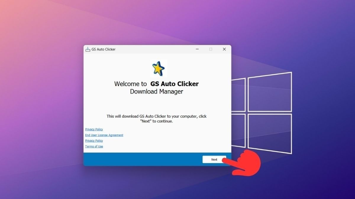 Top phần mềm auto click không chiếm chuột - GS Auto Clicker