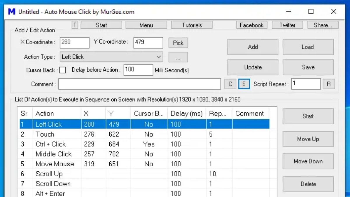 Top phần mềm auto click không chiếm chuột - Auto Mouse Click