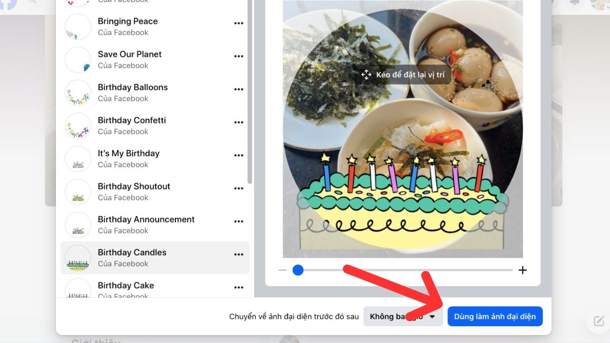 Cách tạo ảnh Avatar Facebook tùy chỉnh - bước 3