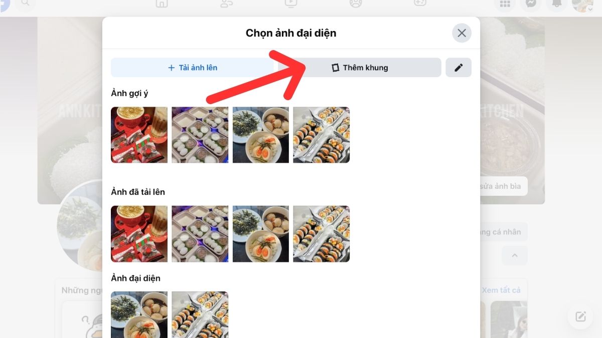 Cách tạo ảnh Avatar Facebook tùy chỉnh - bước 2