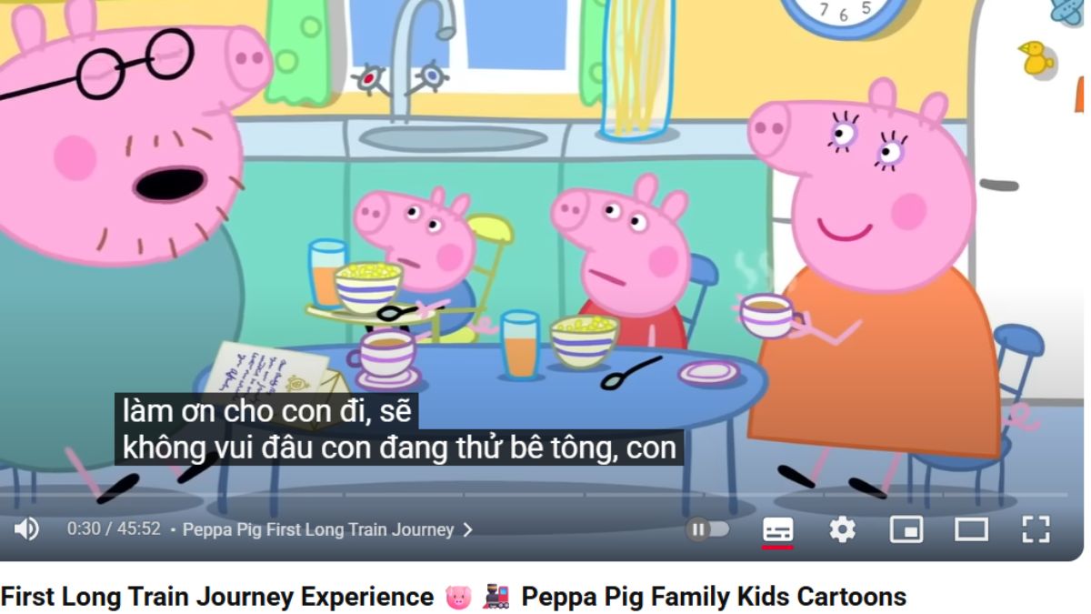 Cách bật phụ đề trên YouTube trên máy tính - bước 3