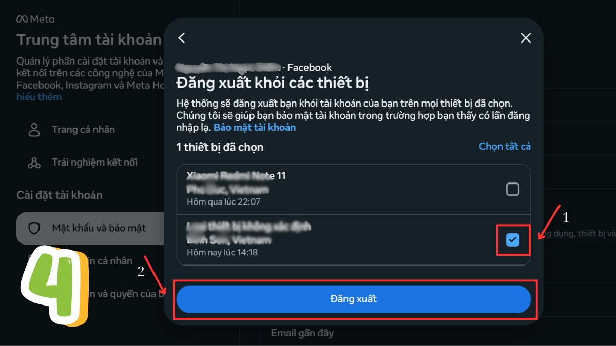 Cách gỡ tài khoản Messenger đơn giản trên máy tính - bước 4