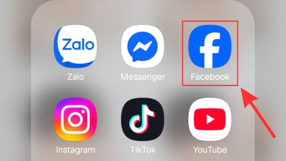 Cách đăng xuất Facebook trên điện thoại Android - bước 1