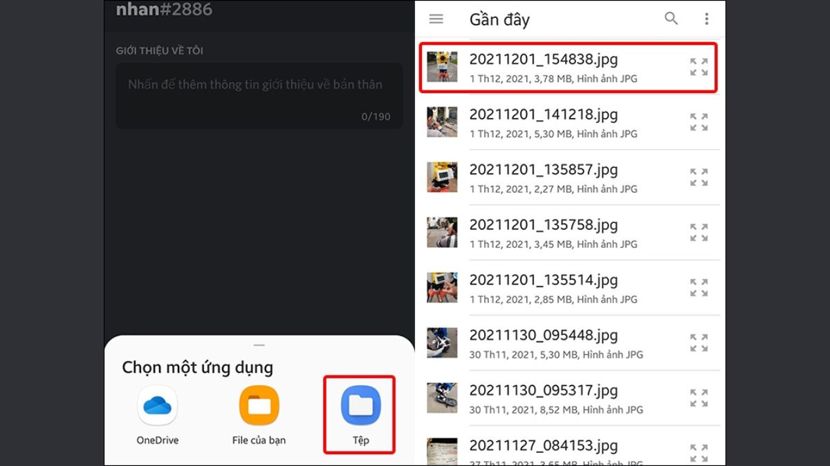 Hướng dẫn cách đổi ảnh đại diện Discord trên điện thoại - bước 3