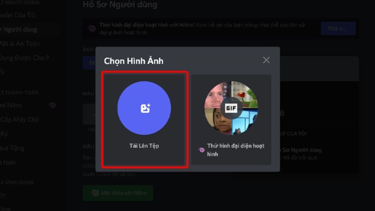 Hướng dẫn cách đổi ảnh đại diện Discord trên laptop, PC - bước 4